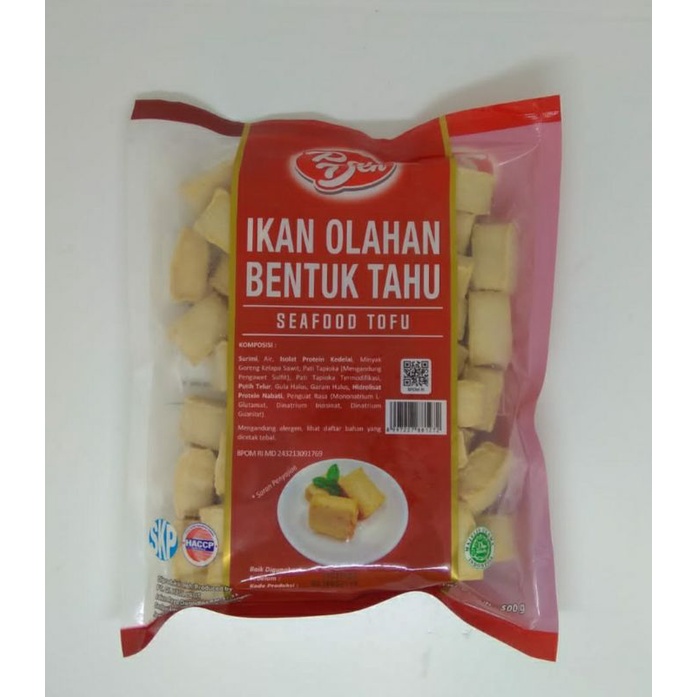 Pak Den Ikan Olahan Bentuk Tahu, Pak Den Fish Tofu 500 gr