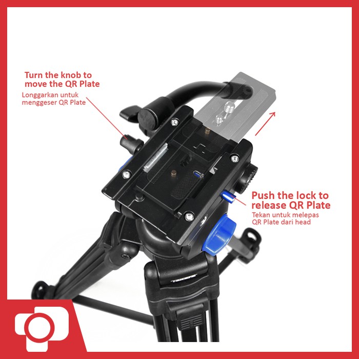 Takara Hydro B-18 Professional Video Tripod with Fluid Head