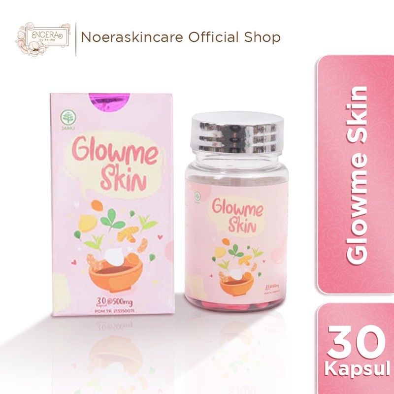 Noera Glow Me Skin - Kapsul Pemutih Kulit Jerawat BPOM