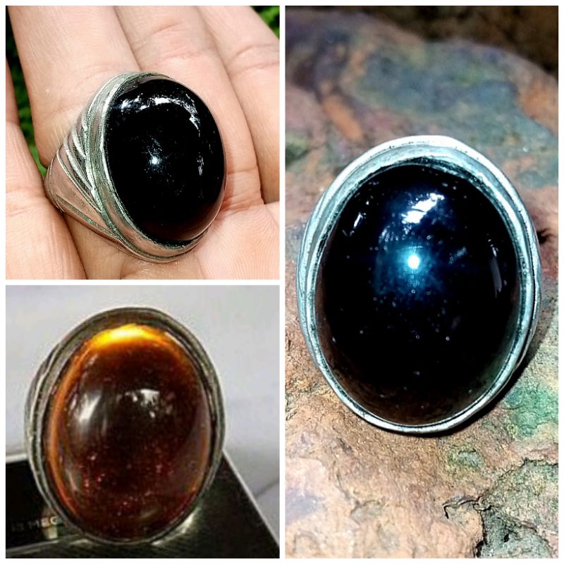 cincin batu akik kecubung Wulung api (011)
