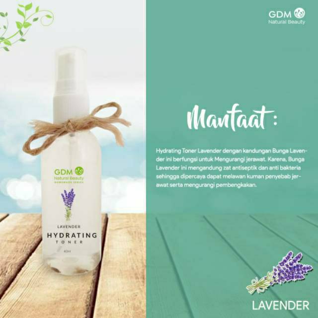 Hydrating Toner Lavender GDM Natural Beauty