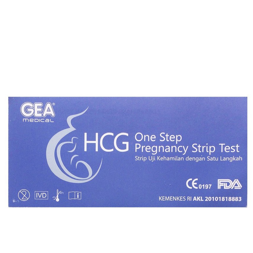 Strip Test Kehamilan (Satuan) HCG - Strip Uji Kehamilan