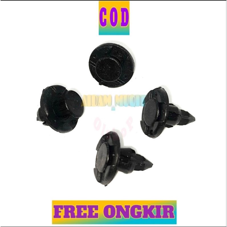 10 PCS KLIP MOBIL AVANZA BAMPER MOBIL KLIP PLASTIK BAMPER MOBIL TOYOTA KLIP TANCAP SPAKBOR MOBIL KLIP MOBIL UNIVERSAL UKURAN 8MM