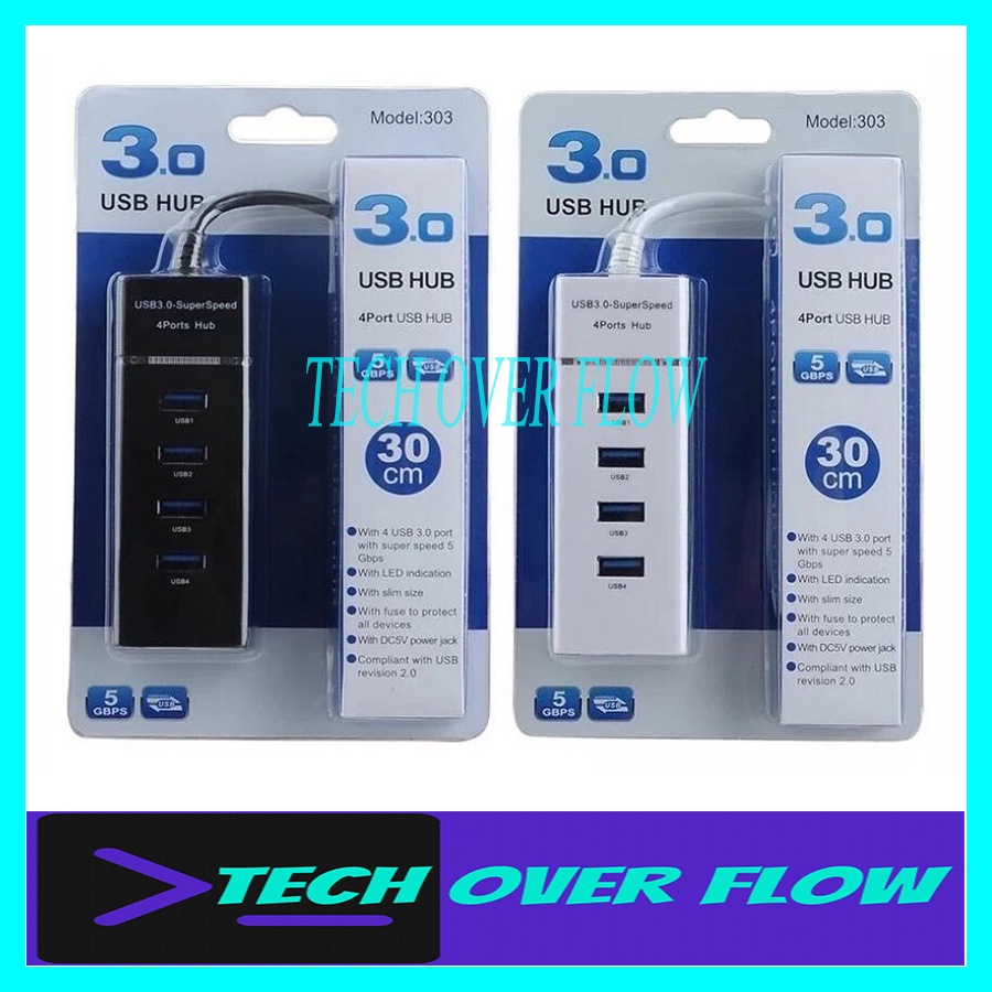 usb hub 4 port / usb hub 4 port 3.0 / usb hub 3.0 / Tech Over Flow