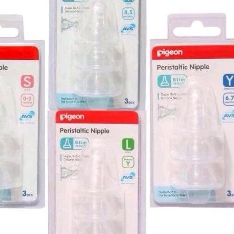 ❊ Pigeon Peristaltic Nipple Standard Neck isi 3 Nipple ♜