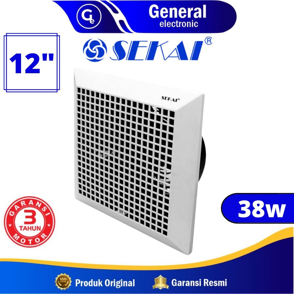 Sekai CEF1295 Exhaust Fan 12&quot; Ceiling Plafond