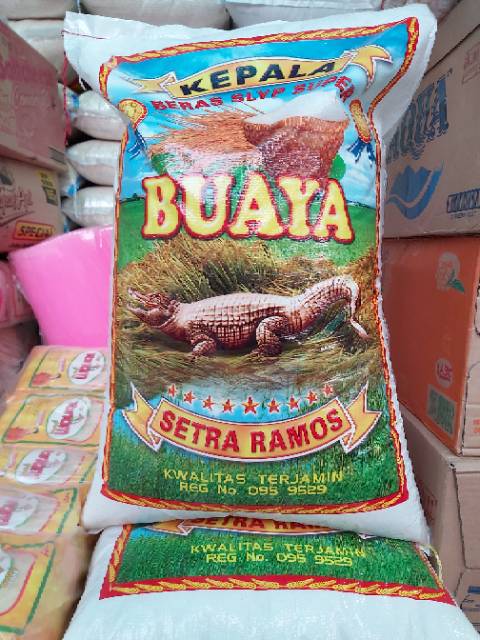 Beras cap Buaya Setra Ramos 19kg