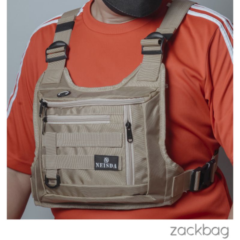 CHEST BAG GOLDY - Tas dada Pria Tactical Neisda new Cordura