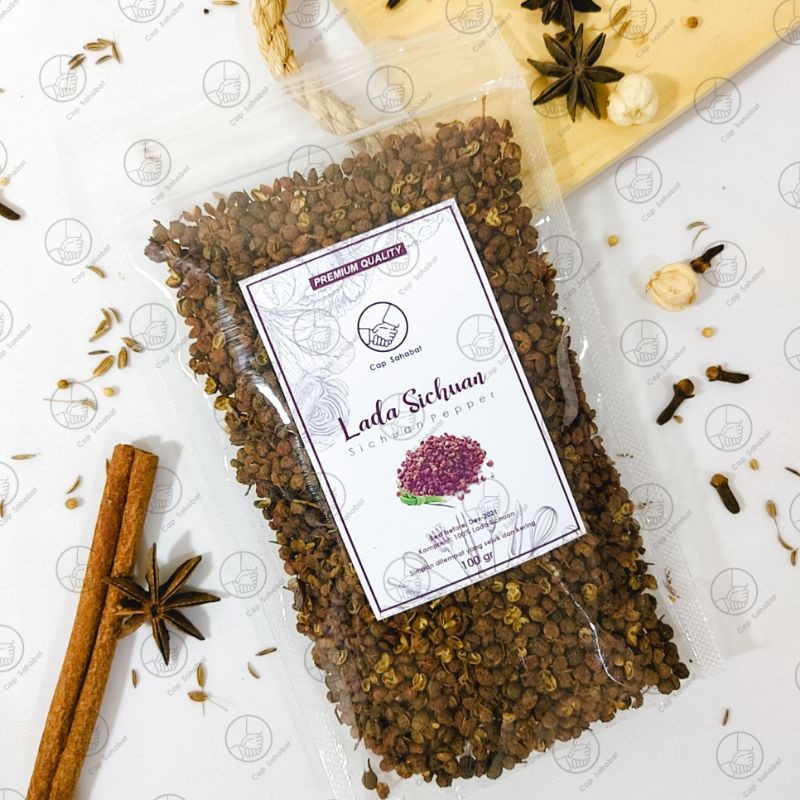 100gr Lada Sichuan / Biji Sichuan Utuh / Whole Sichuan Pepper / Rempah / JSR 100% PREMIUM QUALITY