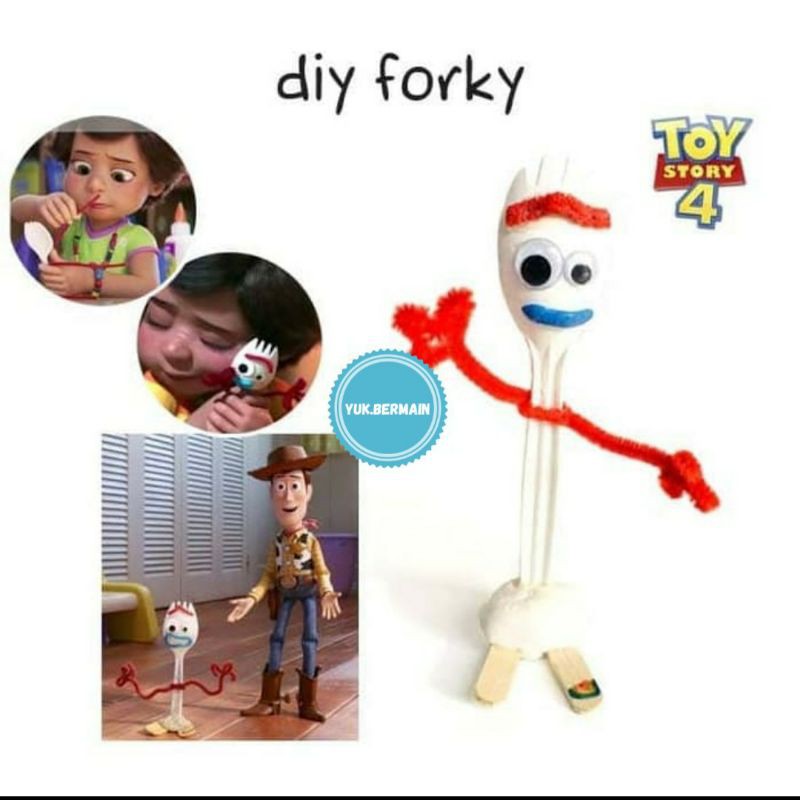 DIY Forky Toy Story