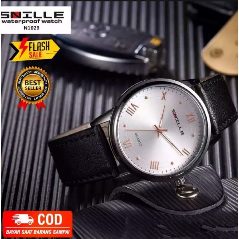 JAM TANGAN PRIA ORIGINAL SNILLE TALI KULIT