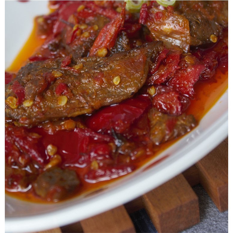 

Dendeng Daging Lambo (Basah) Merah Padang Nimanih 250 gram