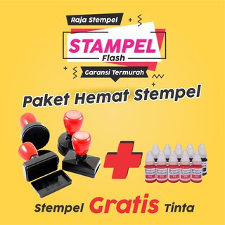  Stempel  Lunas Stempel  Flash tanpa bantalan uk 1 3 x 4 