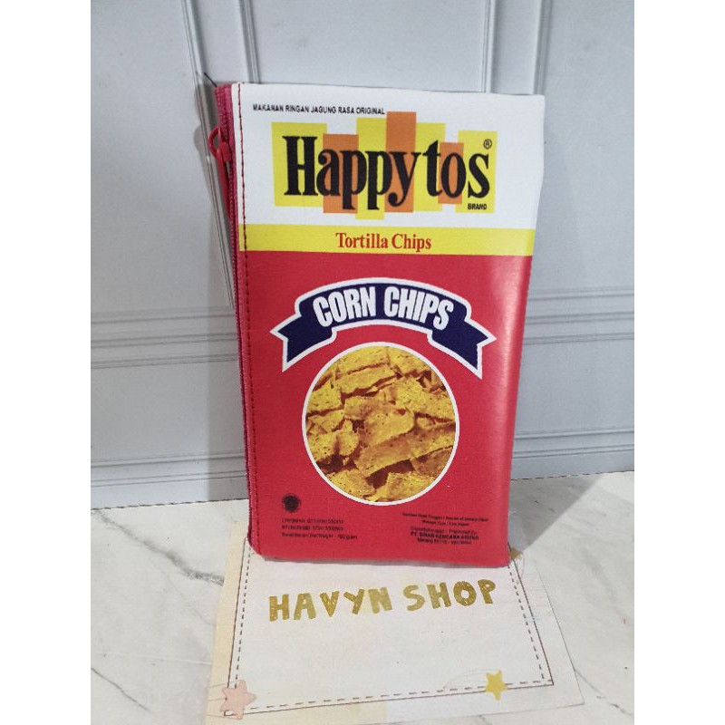 tempat pensil KAIN SNACK/pencil case bahan kain murah-Happytoz dompet