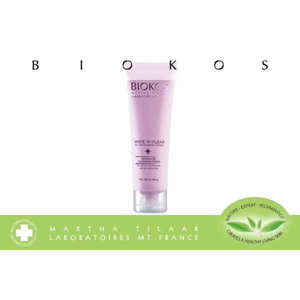 Biokos White n Clear Granular Cleansing Foam 80g