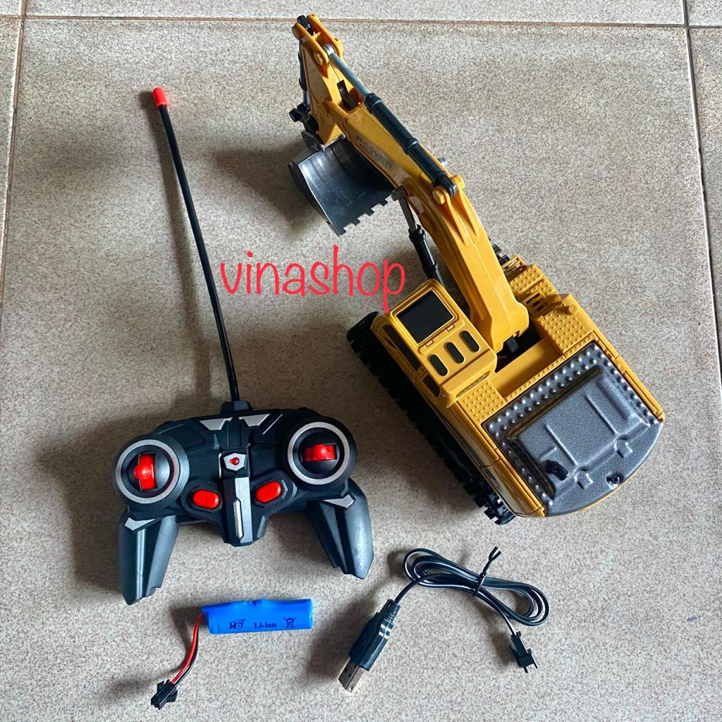 Mainan Anak Truk Beko Excavator Keruk R/C Cakruk Besi