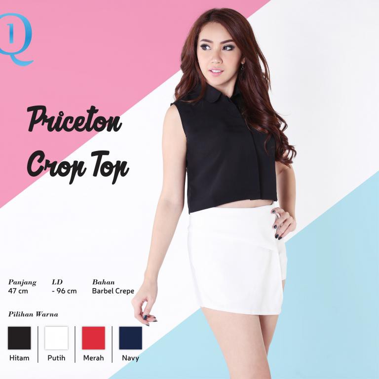 Atasan Wanita - Priceton Crop Top