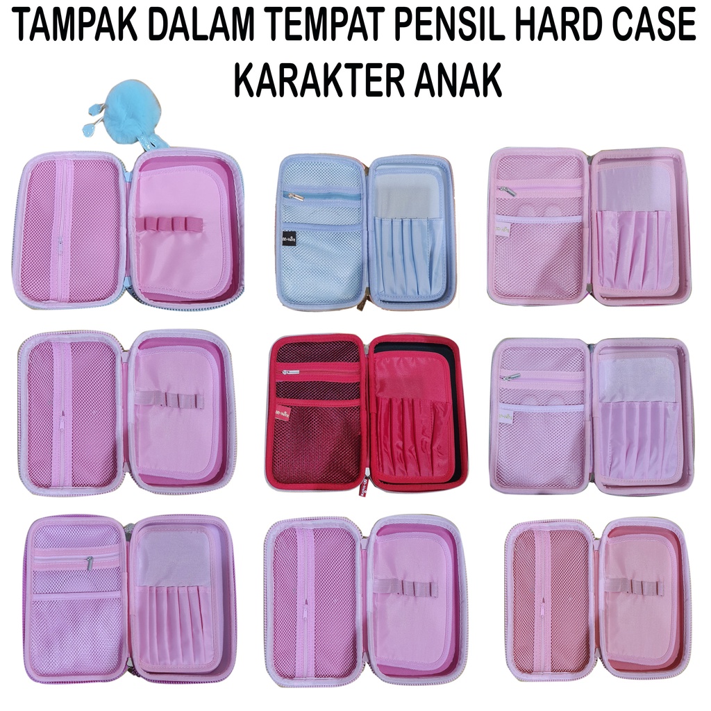 Hard Case 3D Kotak Pensil SMIGGLE SEQUIN / Pencil Case / Wadah Kosmetik / Cosmetic Case BEST QUALITY