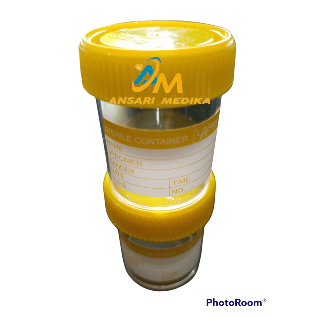 POT URINE POT URIN SAMPLE CONTAINER STERIL 50ML CUP URINE