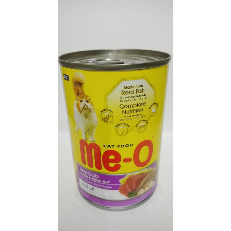 MeO Adult Seafood /Tuna 400gr | MeO wet food kaleng