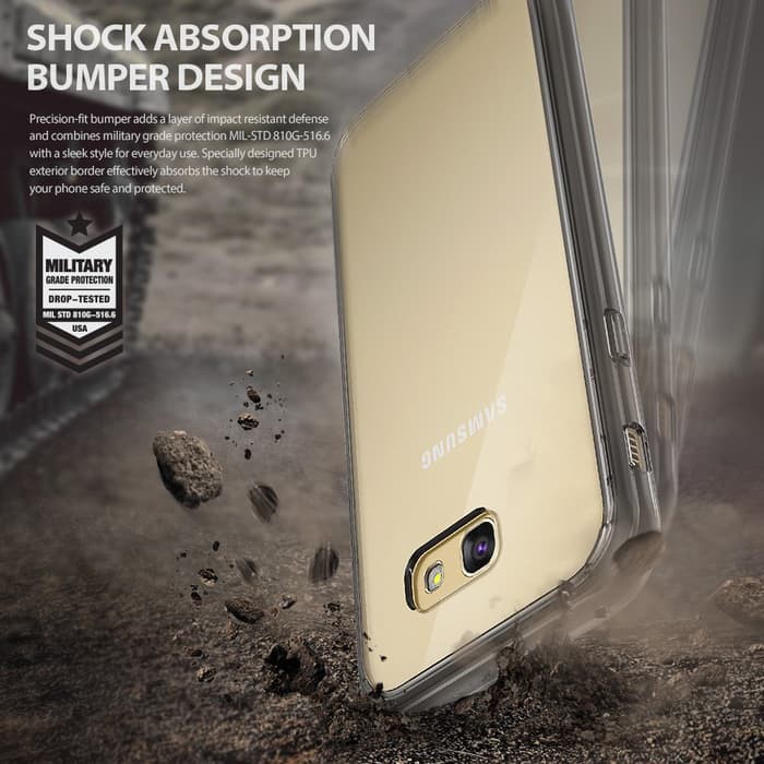 Diskon Casing Ringke Fusion Galaxy A5 2017 , Hardcase Galaxy A5 2017 Ori 100% Bagus