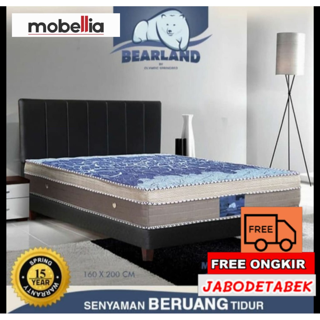 Olympic Matrass Kasur Spring Bed Grizzy Shopee Indonesia