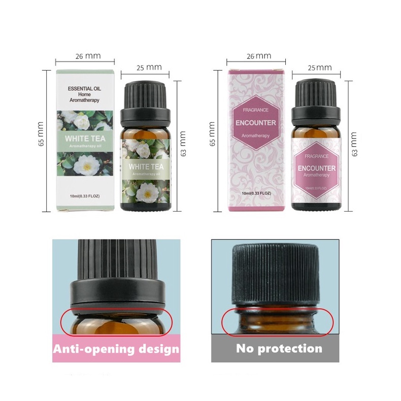 Minyak Esensial/Essential Oil/Pengharum Ruangan/Aromatherapy/Fragrance Oil Minyak Aromaterapi Aroma Pewangi Ruangan Humidifier Fragrance Olis Diffuser Aromaterapi 10ml Body Relax Skin Care Air Freshening