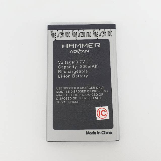 Baterai Advan Hammer R3D Original OEM Battery