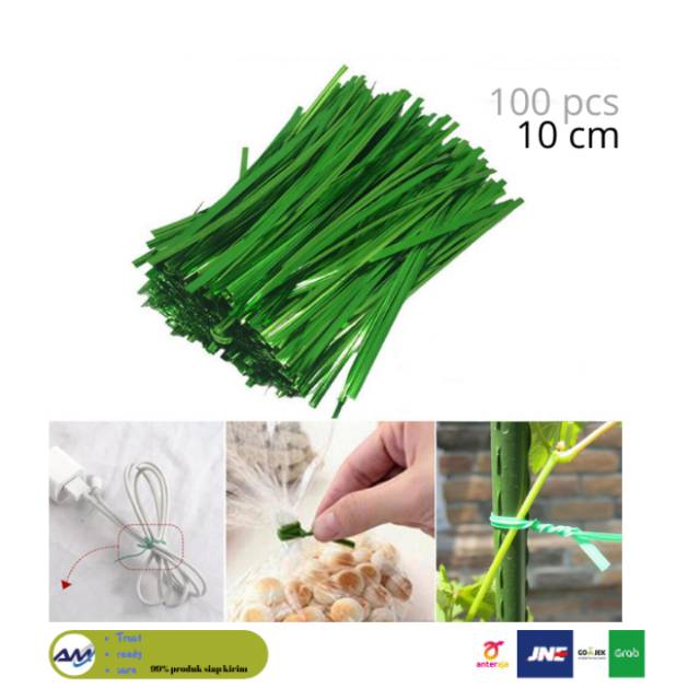 Twist Tie Plants 100pcs 10cm