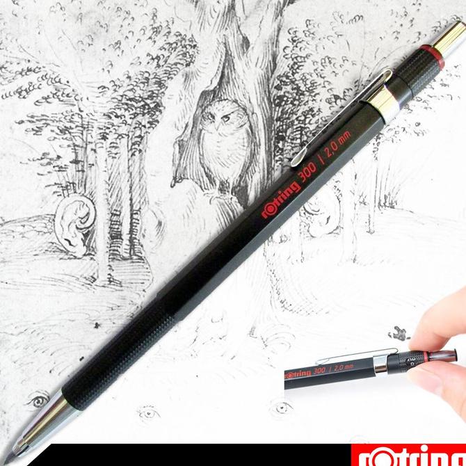 

$+$+$+$+] ROTRING PENSIL SKETSA 2MM