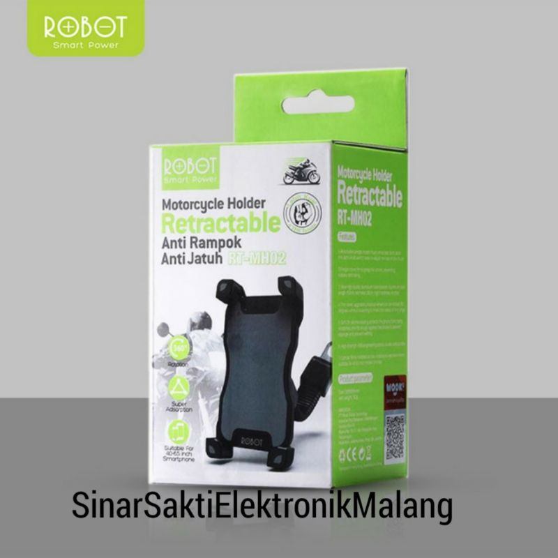 Robot Phone Holder HP Motor Universal Tatakan Alas Tempat HP RT-MH02