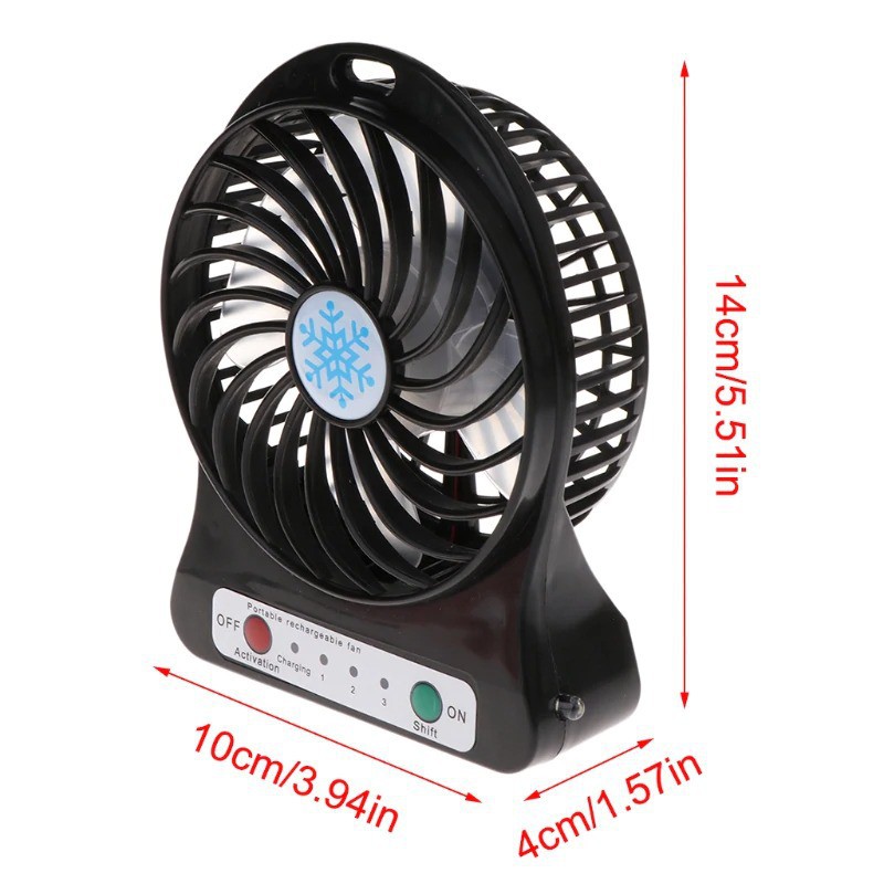 [NEW]Free Bateray + USB Kipas Angin Mini Portable Mini Fan USB Portable Model Duduk