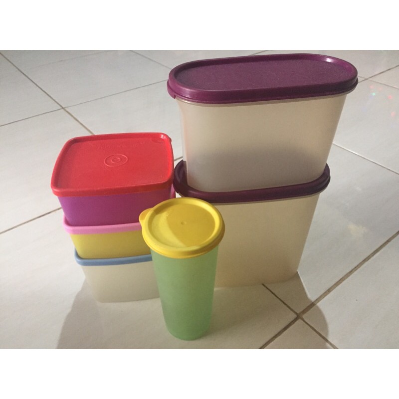 Tupperware Second murah alat makan kotak makan PRELOVED