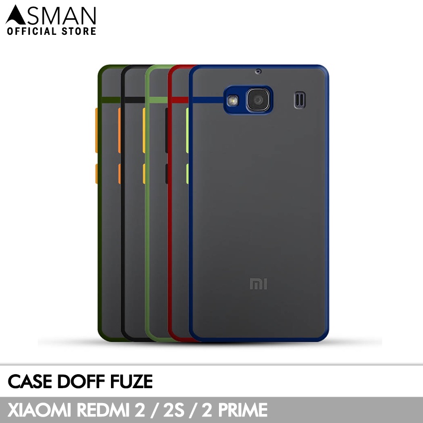 Asman Case Xiaomi Redmi 2 / 2s / 2 prime Doff Fuze Premium Shield Protector