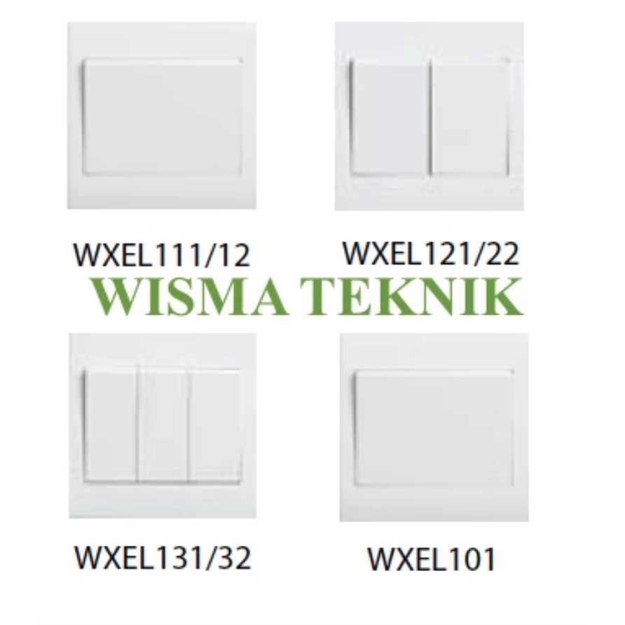 Saklar listrik 1 gang 2 way WXEL112 Hager