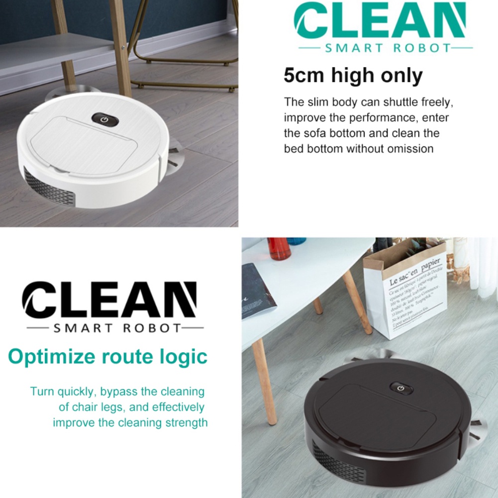 Mesin Robot Vacuum Cleaner Otomatis Portabel Untuk Rumah Tangga