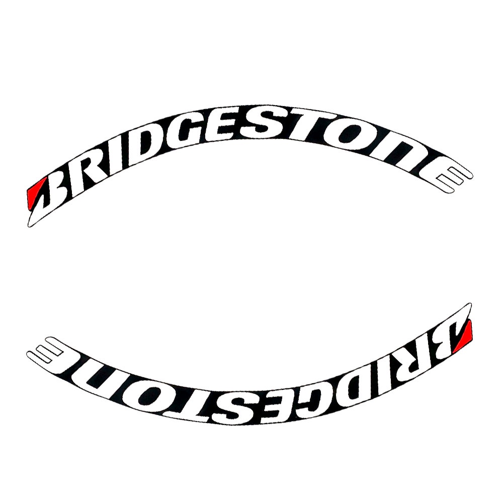 Stiker Huruf Ban Mobil Huruf Ban Mobil BRIDGESTONE 3D Karet Car Wheel Tuning Permanen Siam Decal