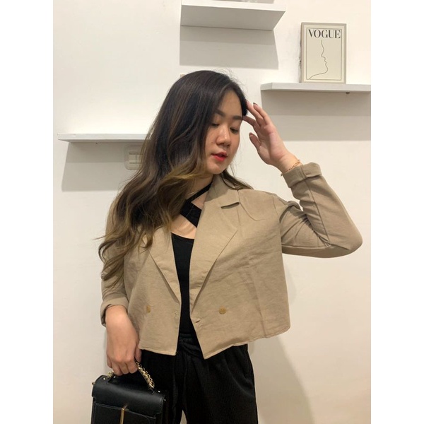 NOAH BLAZER / Blazer wanita crop korean stlye