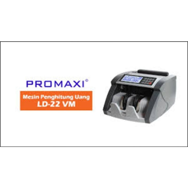 PROMAXI LD-22VM &amp; Ext Display - Money Counter Detector Mesin Hitung Uang LD22VM