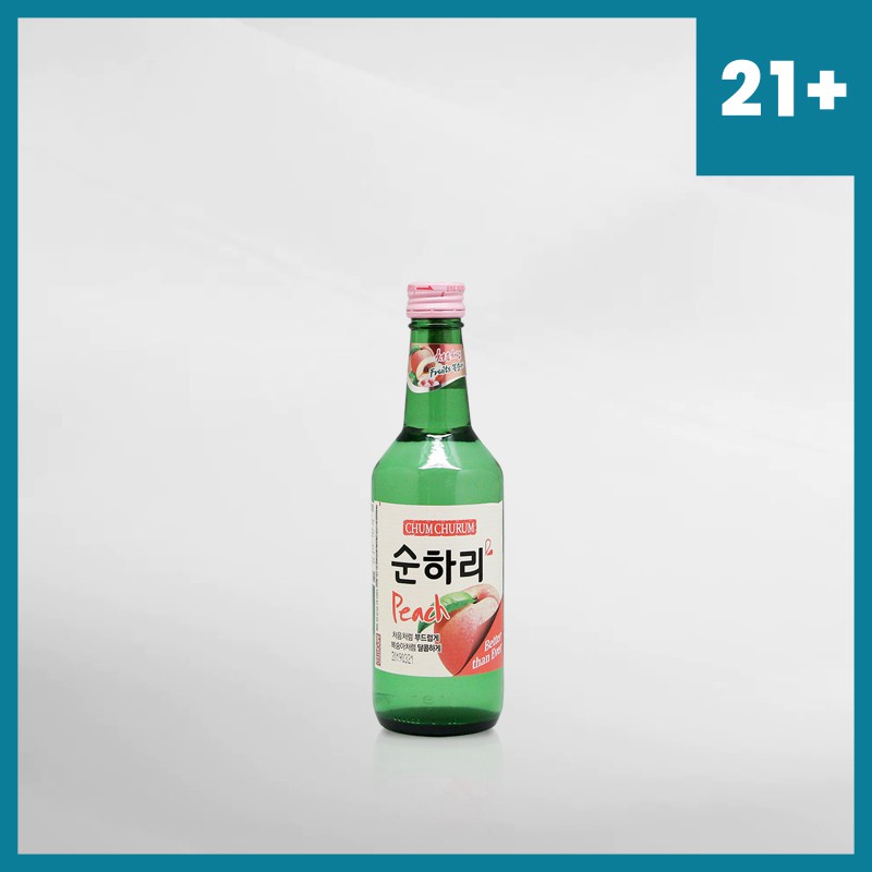 Chumchurum Soju Peach 360 Ml ( Original &amp; Resmi By Vinyard )