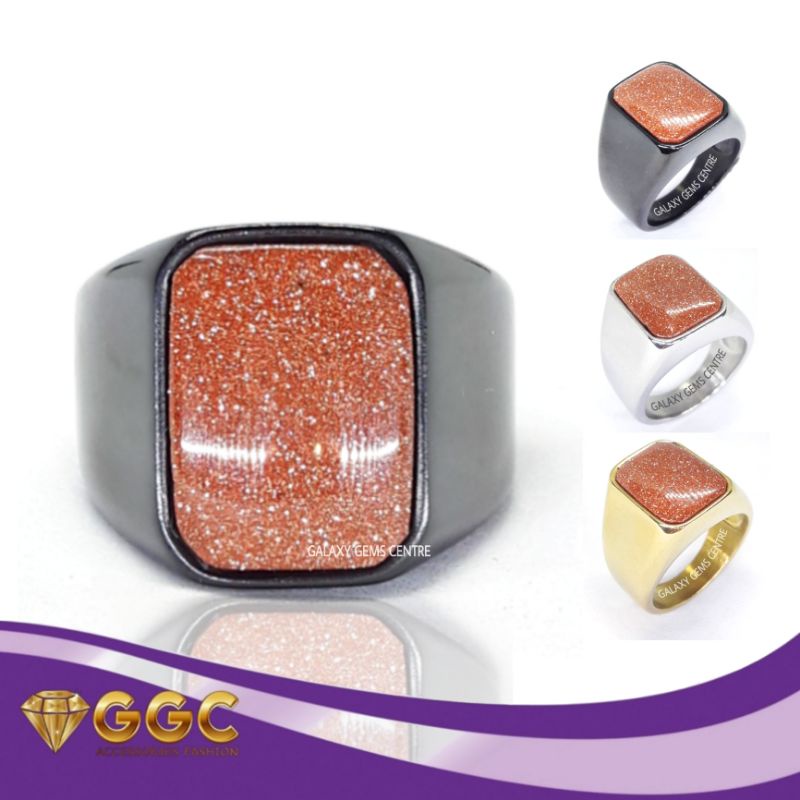 CINCIN PRIA BATU PASIR EMAS ORIGINAL