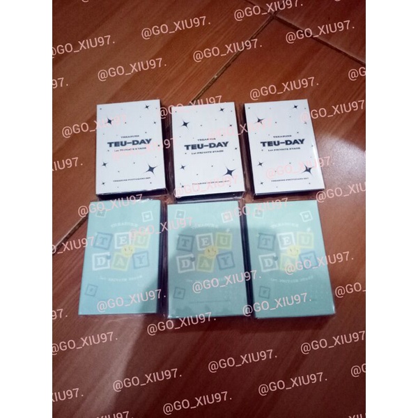 READY STOCK PHOTOCARD TEUDAY SET