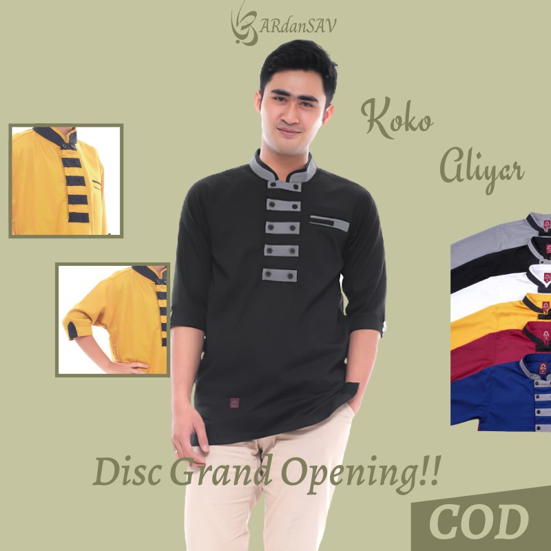 BAJU KOKO PRIA DEWASA LENGAN PENDEK TERBARU 2024  PREMIUM WARNA HITAM BIRU NAVY PUTIH MAROON MUSTARD