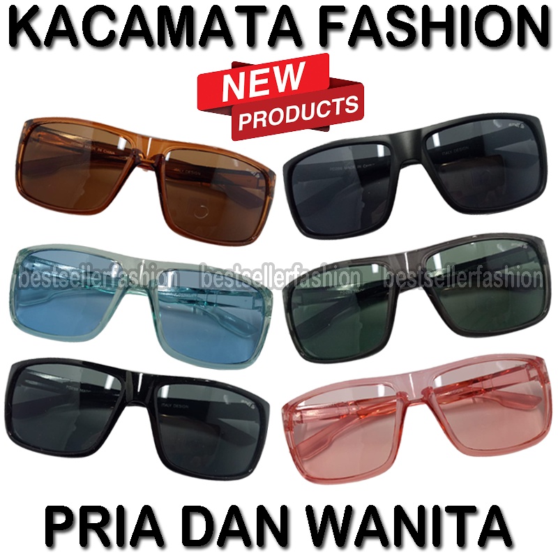 New Trand! Kacamata Hitam Anti UV Pria Wanita Kacamata Fashion Outdoor Kacamata Gaya Korean Style Sunglasses Pelindung Mata Anti Sinar UV