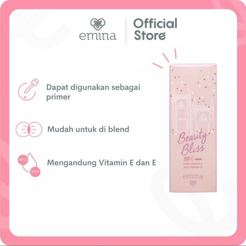 Emina Beauty Bliss BB Cream - Emina BB Cream - Emina Alas Bedak