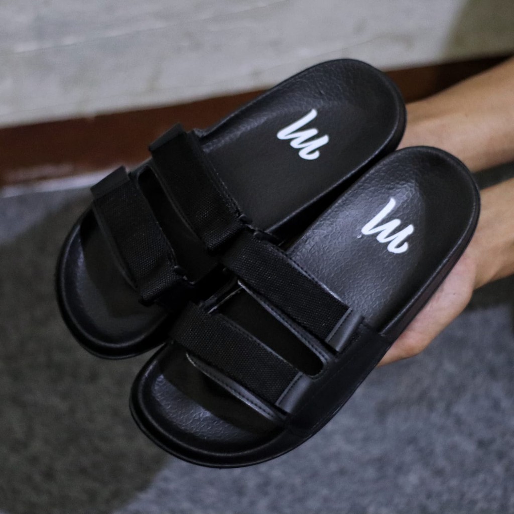 ABRHM x SINOD Sandal Slide Pria Sendal Slop original Distro Terbaru 2021