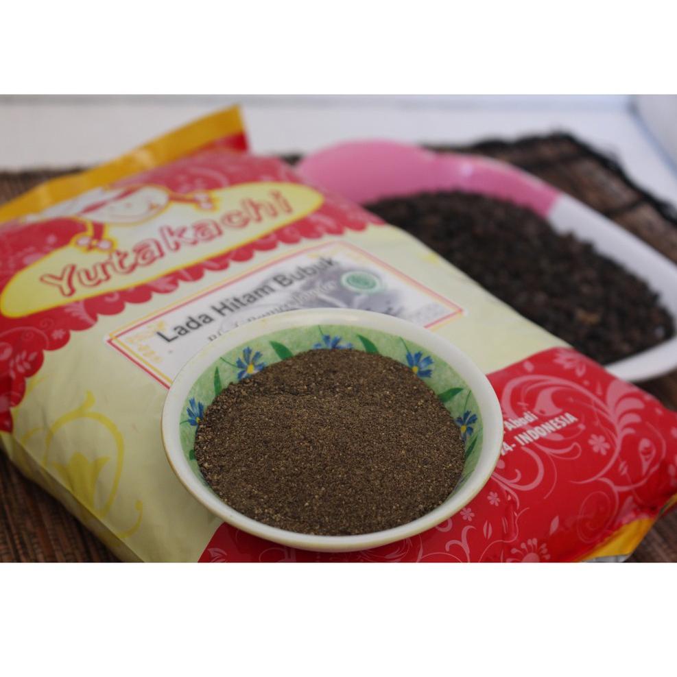 

NEW 9525 MURNI Lada Hitam Bubuk 1Kg Yutakachi / Premium Blackpepper Powder / Black pepper / Bumbu Tabur / Bubuk Tabur / Merica Hitam Bubuk 1 kg Pusat Bumbu ㊔