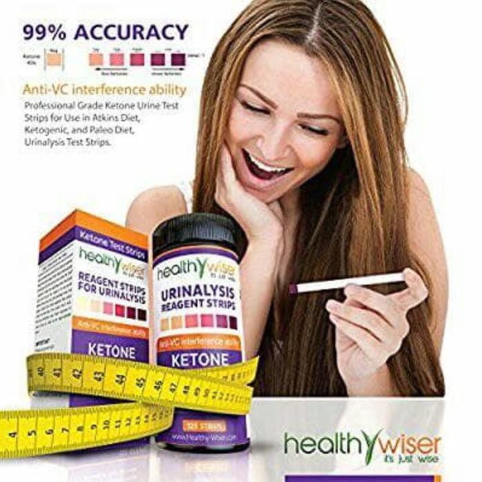 

Keto Diet - Ketone Strips 125Ct - Great For Diabetics & Ketosis