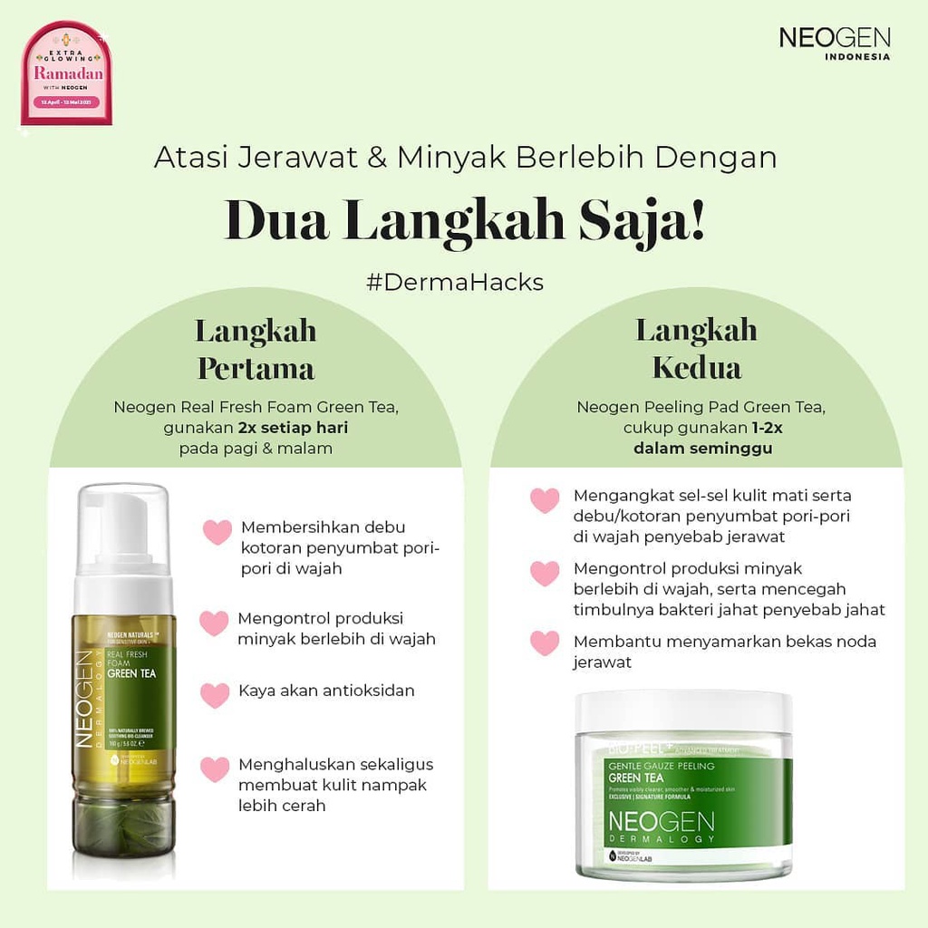 ❤ BELIA ❤ Neogen Dermalogy Bio Peel Gauze Peeling Green Tea | Lemon | Wine  - 18/30 Pads  ✔️BPOM