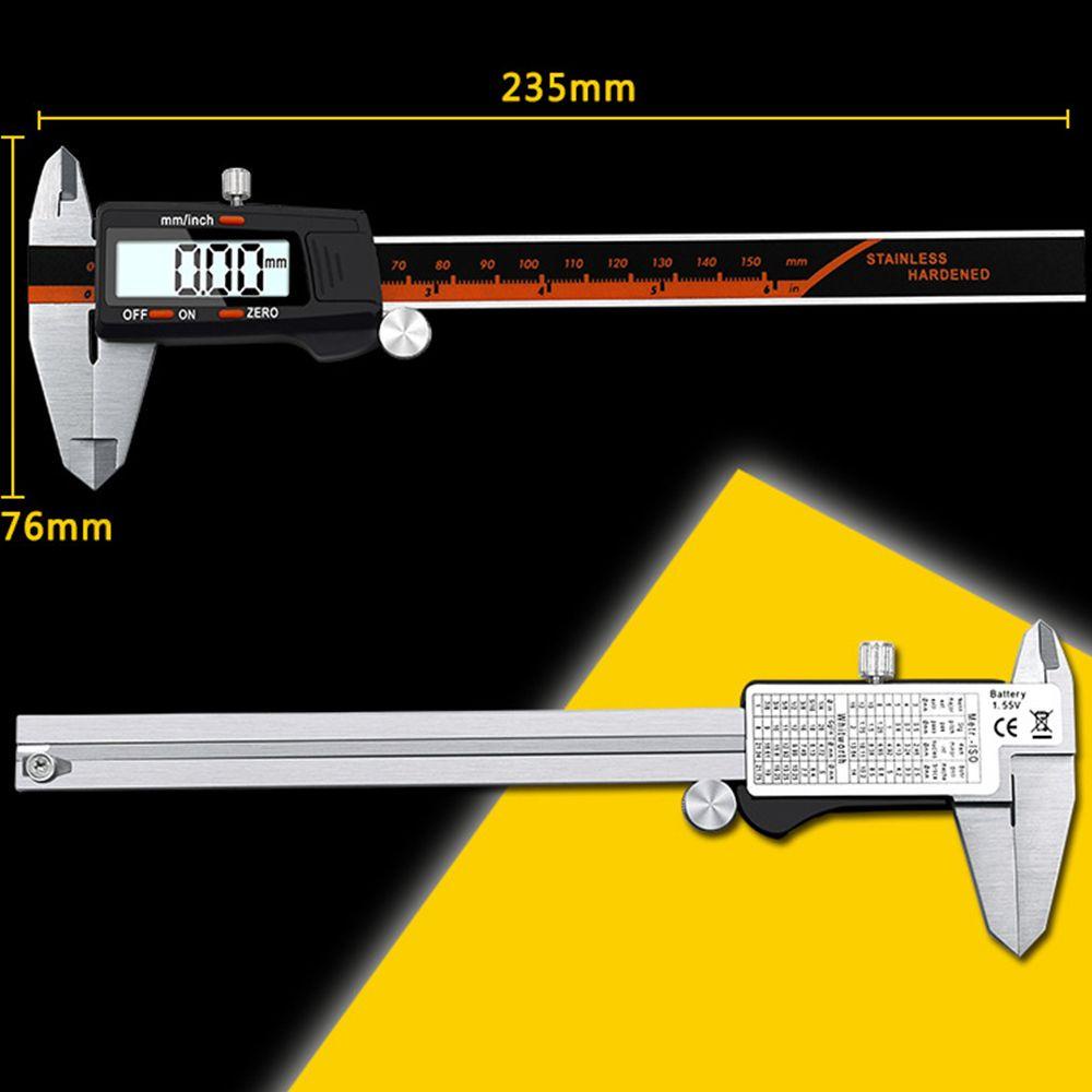 Solighter Jangka SOLIGHTER Digital Presisi Tinggi 150mm Bahan Stainless Steel